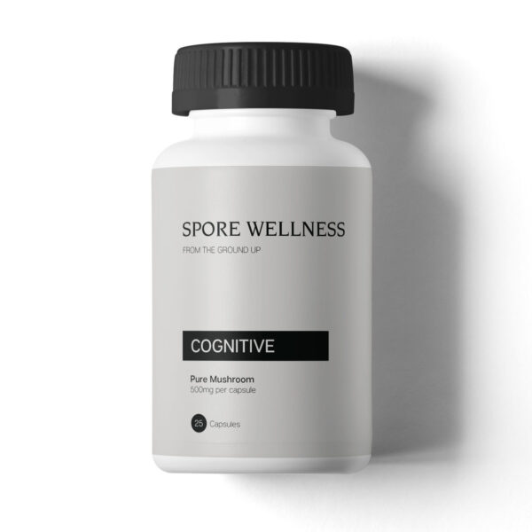 Spore Wellness - Microdose Capsules - Cognitive - 25 Capsules (500mg per cap) | Mushroom Coffee Canada
