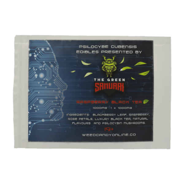 The Green Samurai - Raspberry Black Tea - 1000mg | Mushroom Coffee Canada