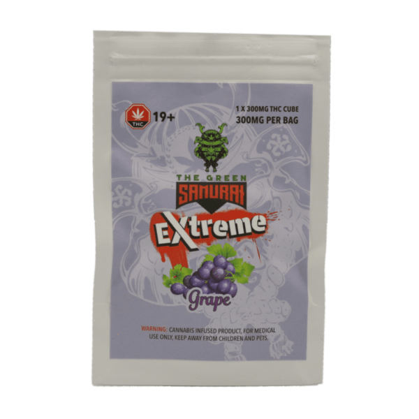 Green Samurai Extreme - Grape Gummy 300mg THC | Mushroom Coffee Canada